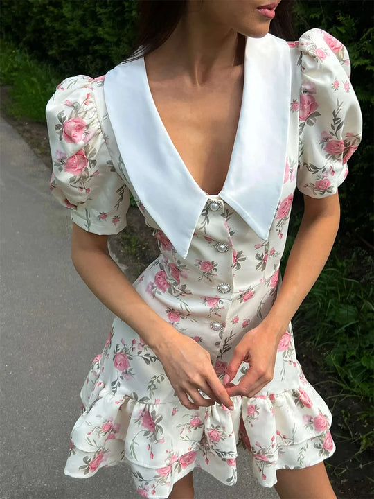 MIMI Pearl Button Puff Mini