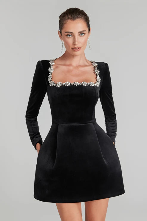 AIRA Velvet Maxi Dress