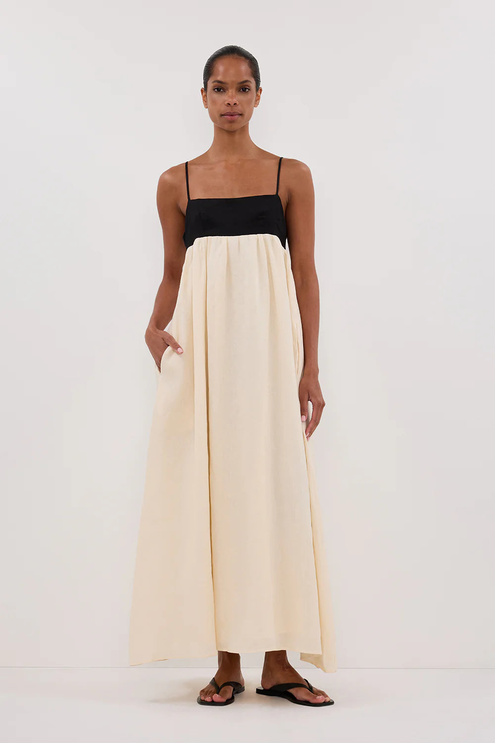 AMYA Backless Maxi Dress