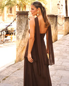 ALBA Strapless Mesh Maxi