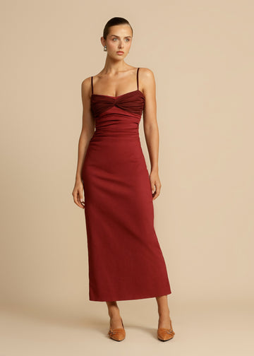 KINSLEY DRESS WINE