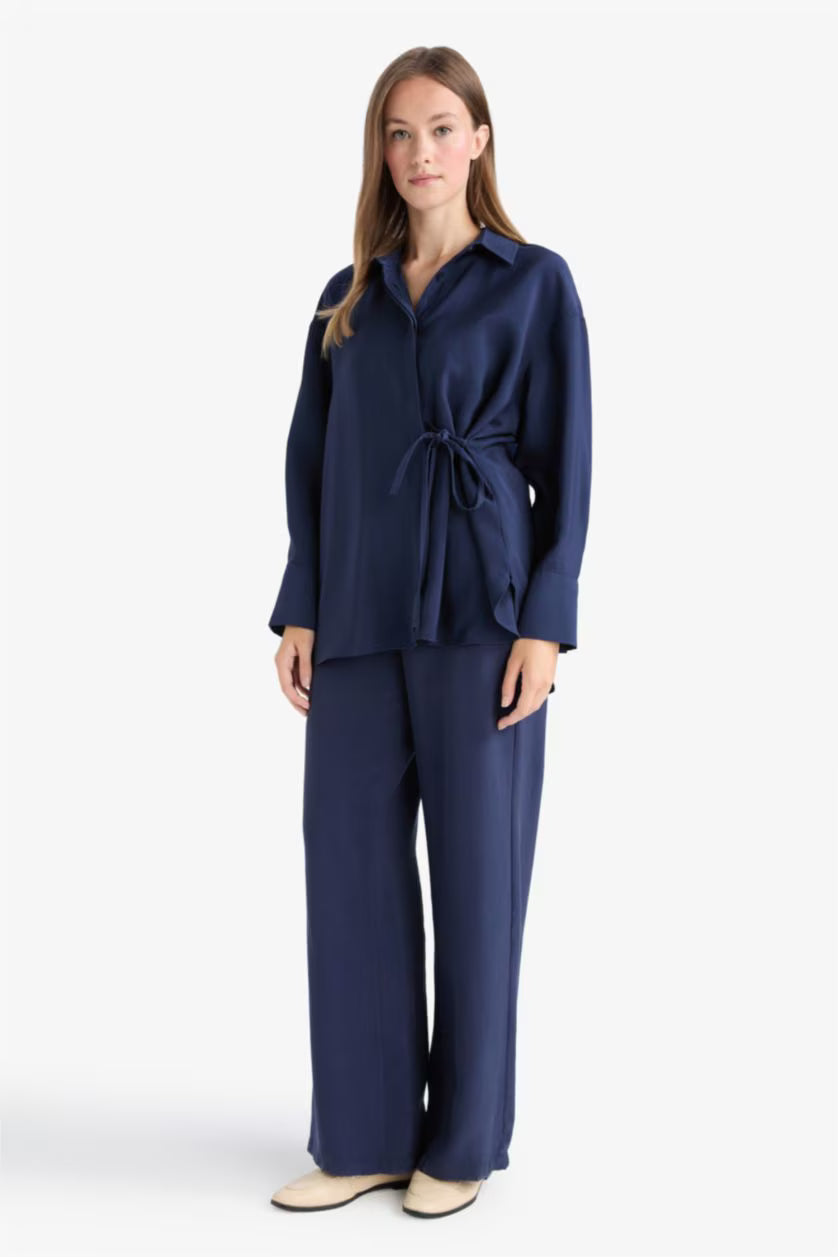 INES Linen Shirt & Trouser Set