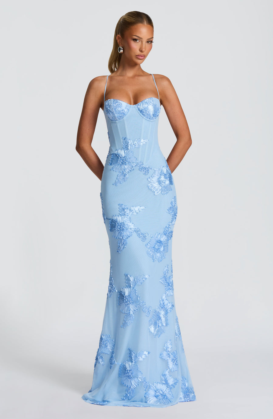 ASWA Off-Shoulder Maxi Dress