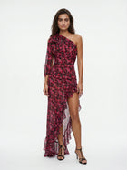 AUJA Floral Bodycon Midi Dress