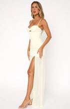 AUKA Mesh Backless Dress
