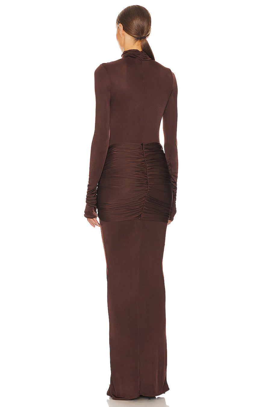 AKEA Lace Bodycon Maxi Dress