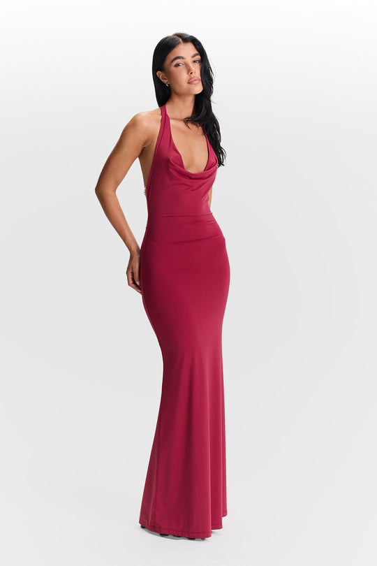 Harper Dress Cherry Red