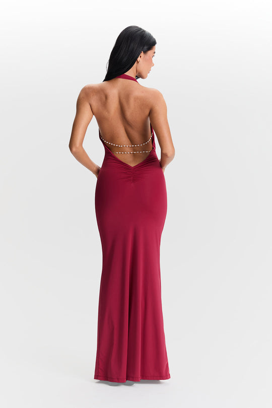 Harper Dress Cherry Red