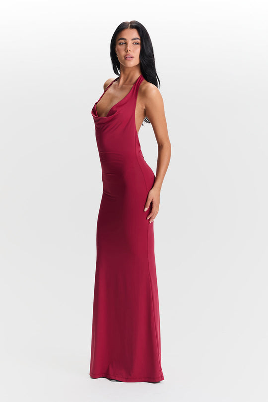 Harper Dress Cherry Red