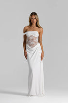 APYA Lace Off-Shoulder Maxi Dress