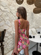 AUPA Sequin Backless Mini Dress