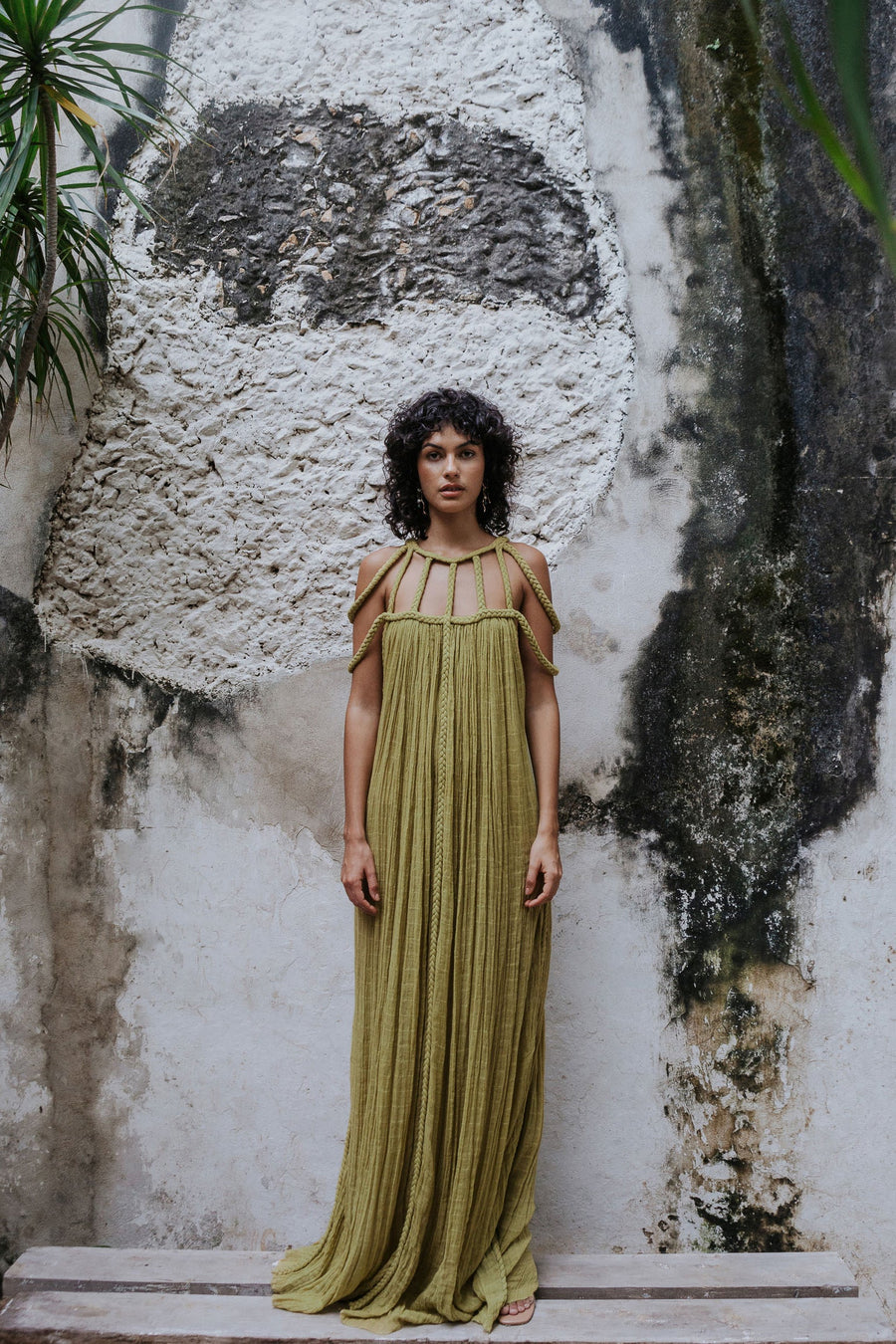 ATKA Lace Off-Shoulder Maxi Dress