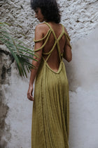 ATKA Lace Off-Shoulder Maxi Dress