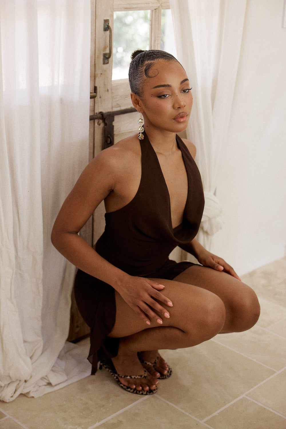 Odette Top Brown