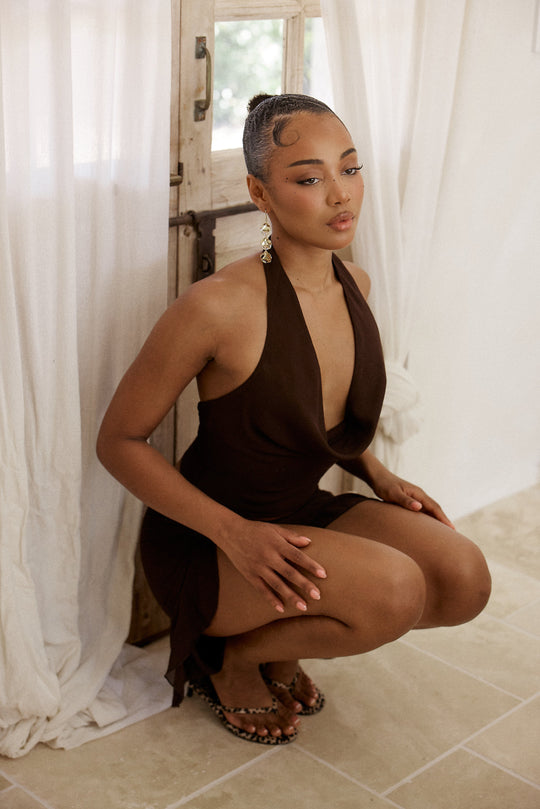 Odette Top Brown