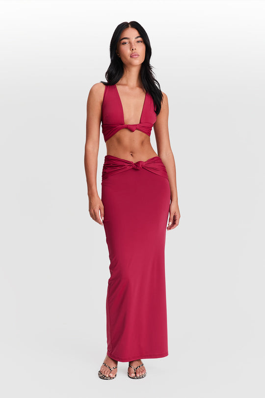 Mila Top Cherry Red