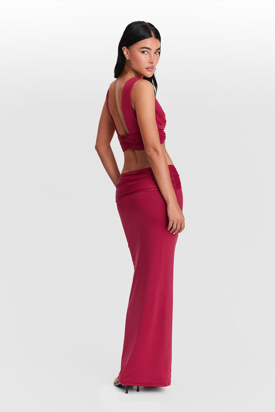 Mila Top Cherry Red
