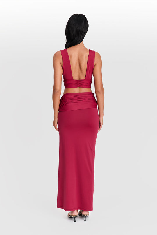 Mila Top Cherry Red