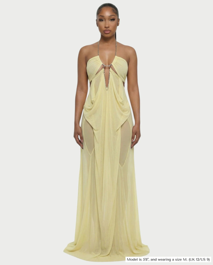 AULA Halter Maxi Dress