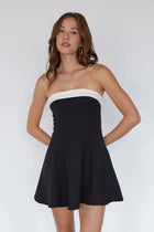 ASCA Strapless Mini Dress
