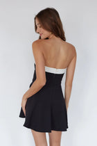 ASCA Strapless Mini Dress