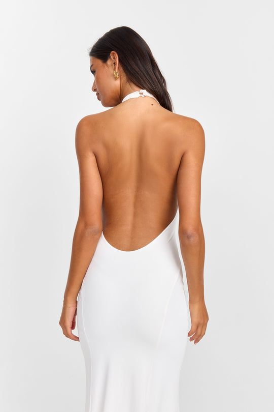 Luna Maxi Dress White