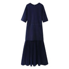 AOZA Pleated Maxi Dress