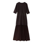 AOZA Pleated Maxi Dress