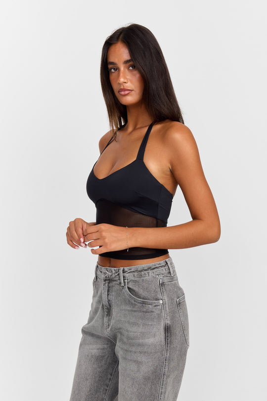 Ivy Top Black