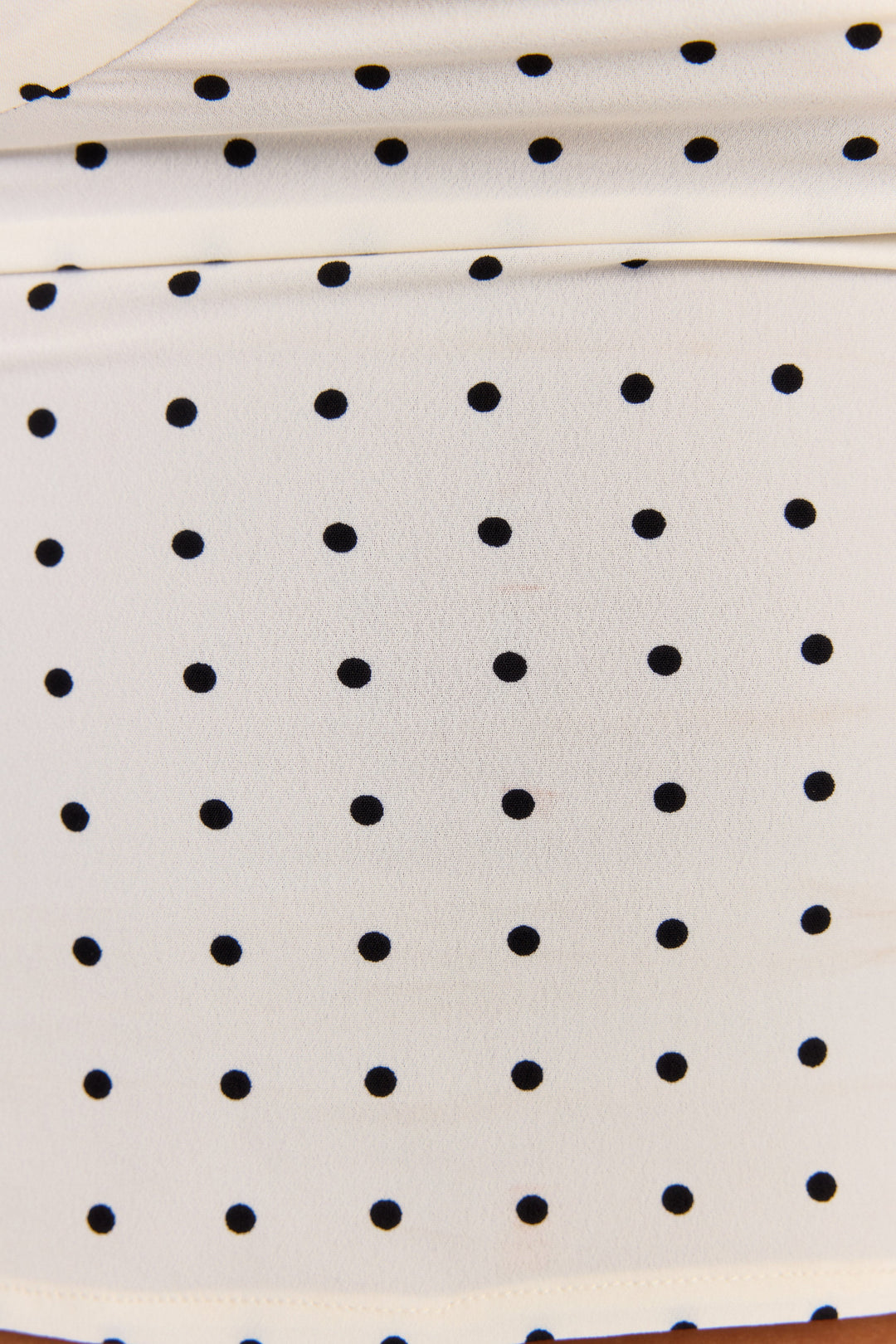 Lottie Midi Skirt White Polkadot