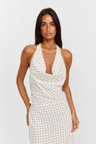 Colette Top White Polkadot