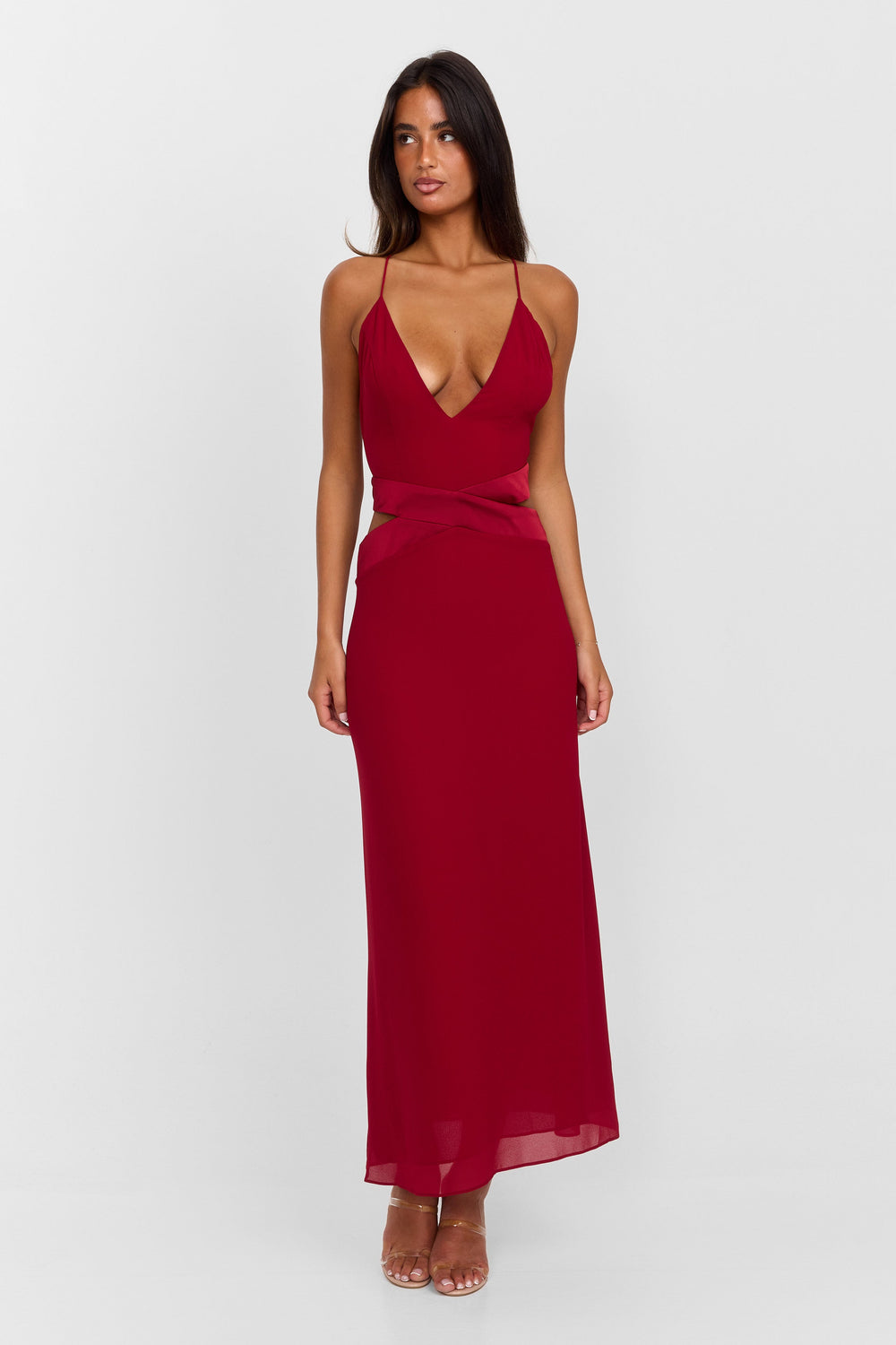 Sia Maxi Dress Red