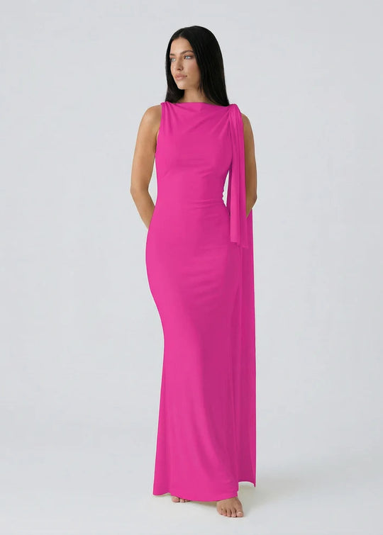 ALOA Off-Shoulder Maxi Dress