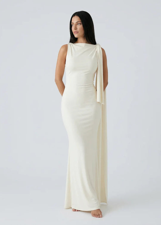 ALOA Off-Shoulder Maxi Dress