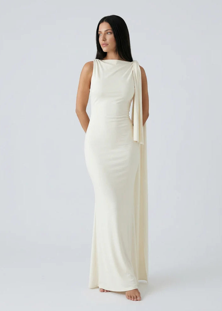 ALOA Off-Shoulder Maxi Dress