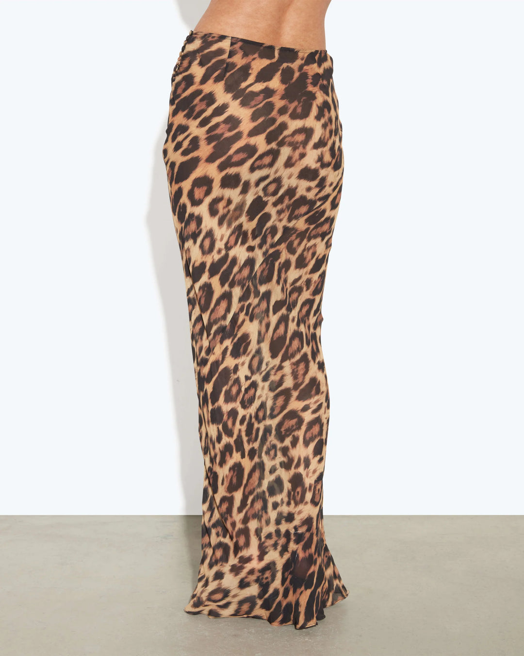 ALIA Leopard Skirt