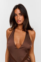 Arabella Maxi Dress Chocolate