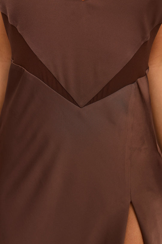 Arabella Maxi Dress Chocolate