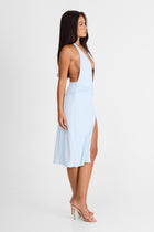 Camille Midi Dress Blue