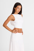 Talia Top White