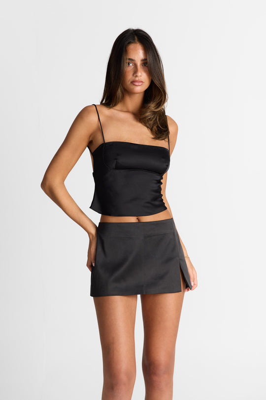 Estelle Micro Mini Skirt Black