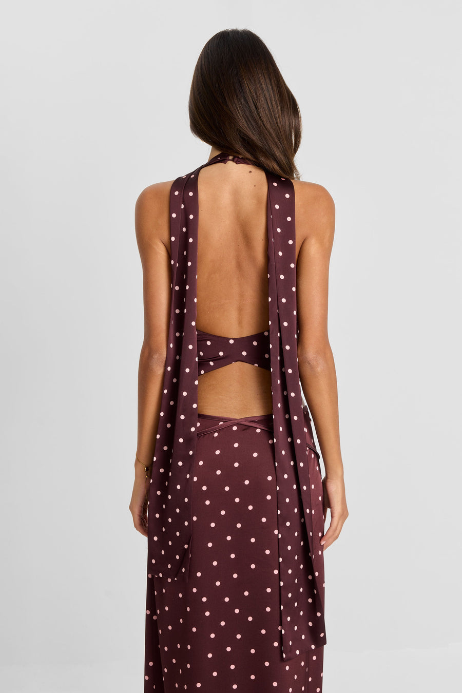 Cici Top Pink Polkadot