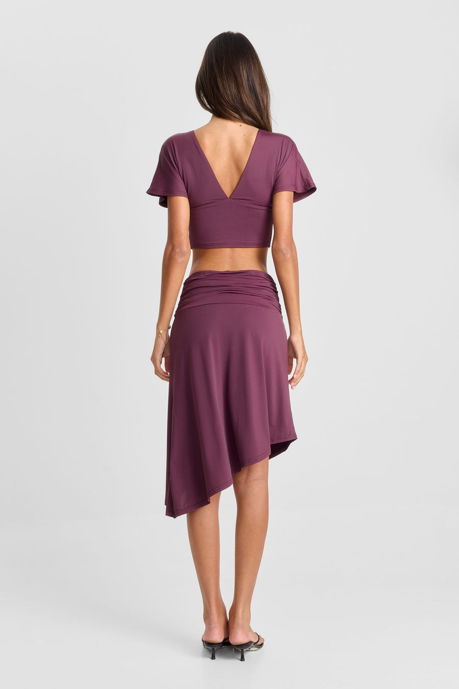 Winnie Midi Skirt Wine