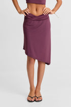 Winnie Midi Skirt Wine