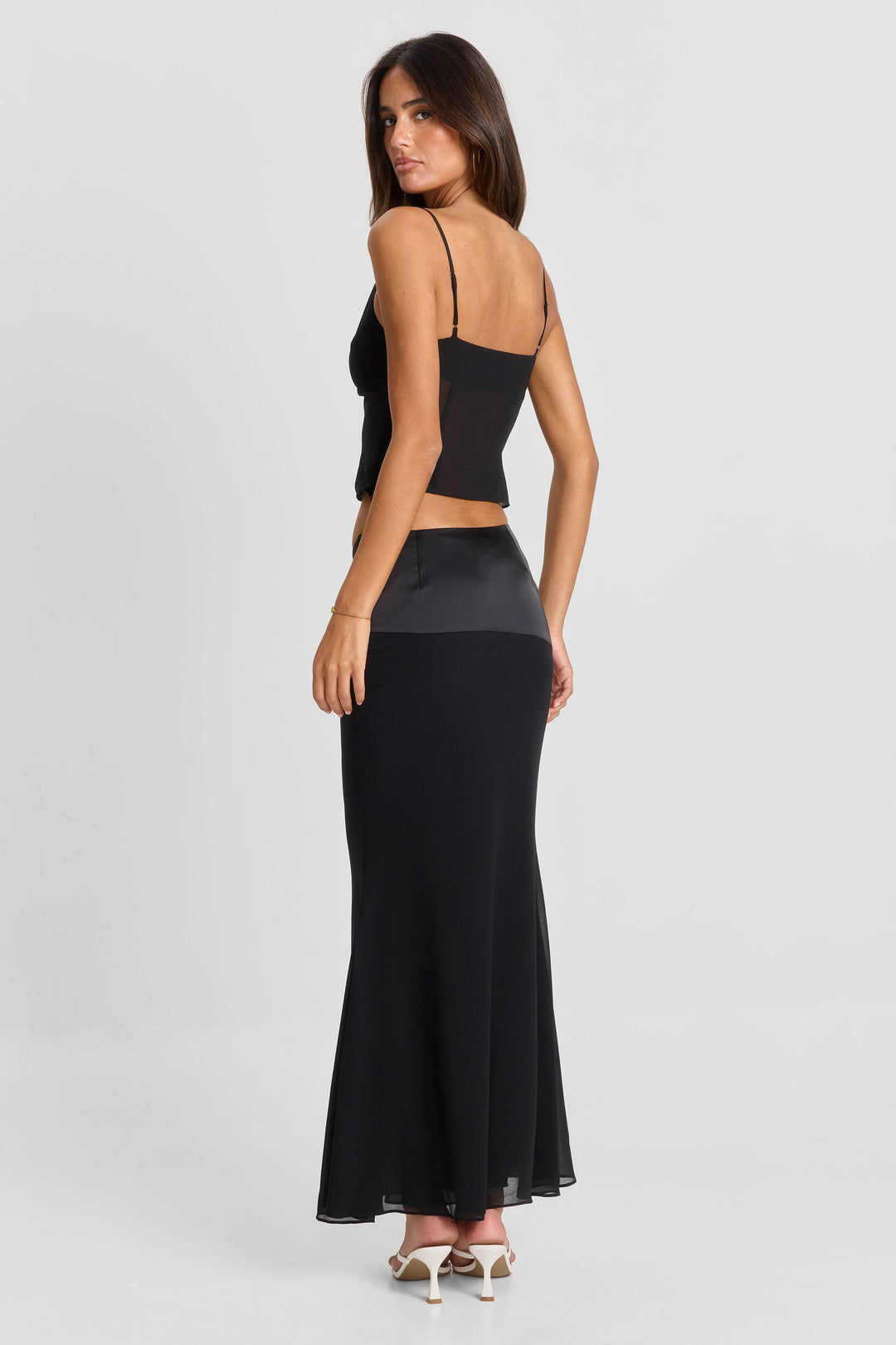 Florie Maxi Skirt Black