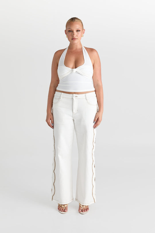 Cairo Jean White