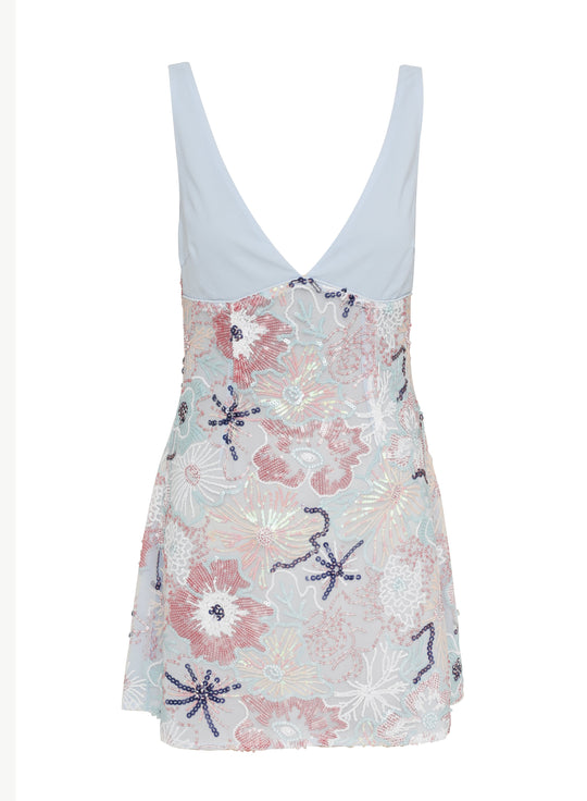 Atlas Mini Dress Blue