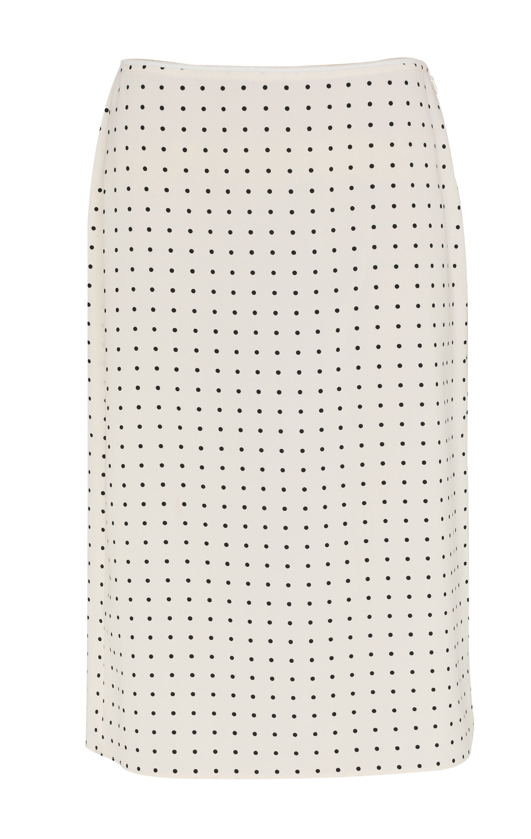 Lottie Midi Skirt White Polkadot