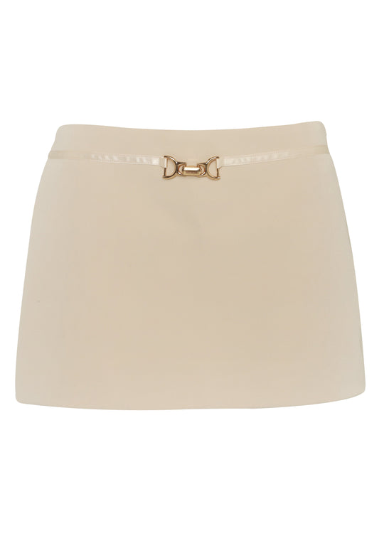Zhara Mini Skirt Natural