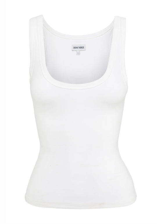 Pippa Reversible Tank White